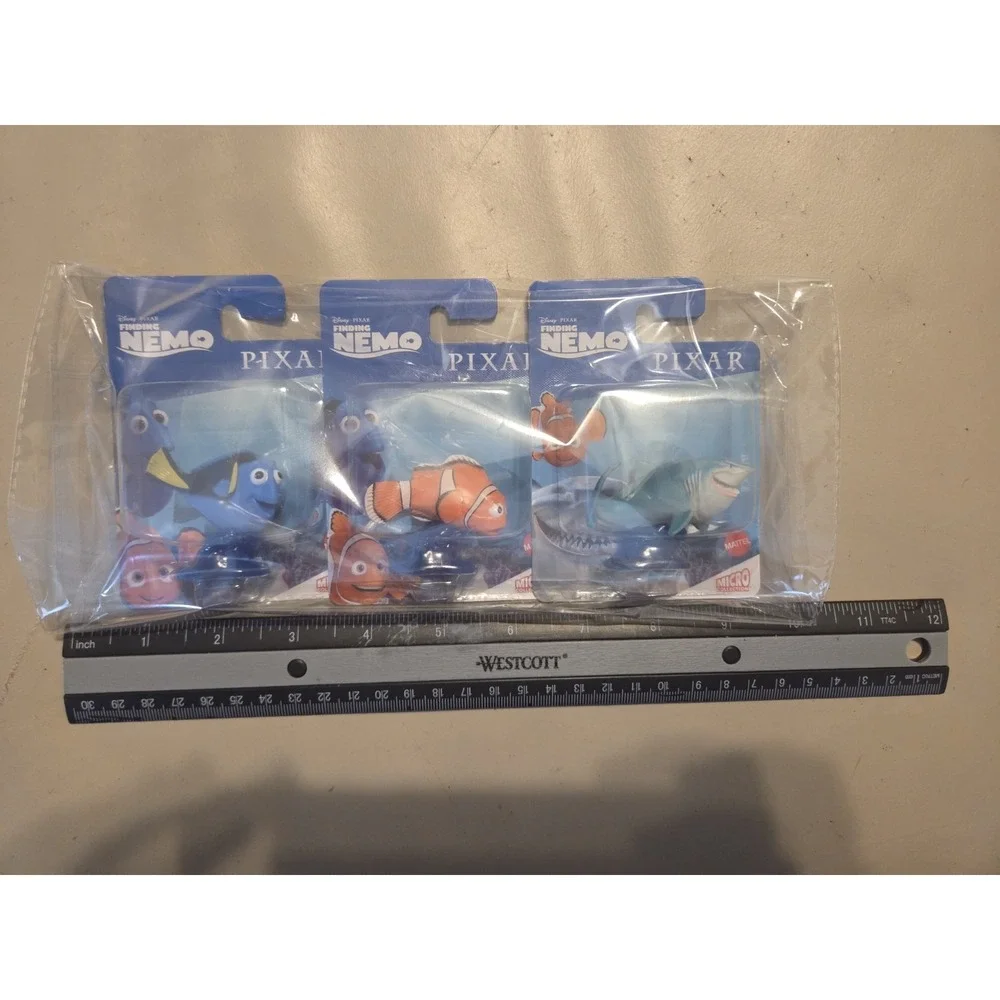 Finding Nemo Cake Topper Set of 4 Disney Store Pixar